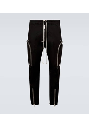 Rick Owens Bauhaus cotton-blend poplin slim pants