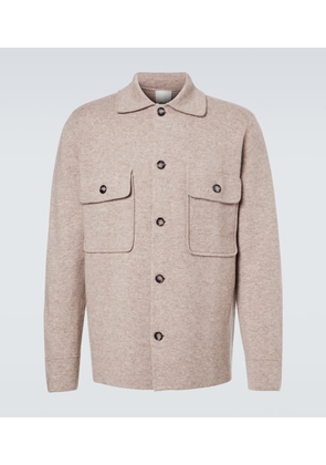 Allude Wool and cashmere overshirt