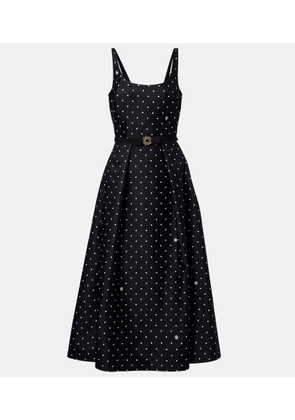 Elie Saab Polka-dot midi dress