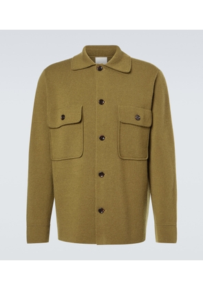 Allude Wool and cashmere overshirt