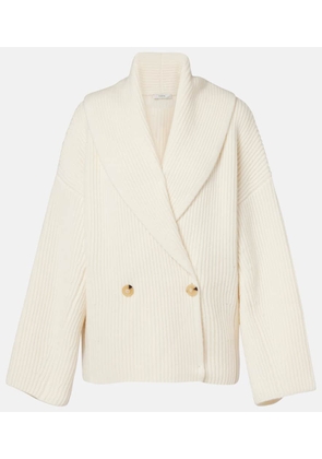 Vince Ribbed-knit wool-blend jacket