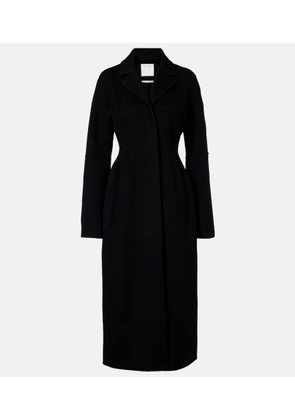 Sportmax Peplum virgin wool coat