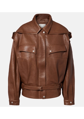 Magda Butrym Oversized leather jacket