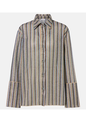 Oseree Lumiere striped shirt