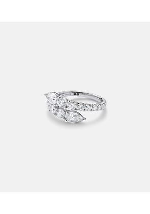 Bucherer Fine Jewellery Classics Twist 18kt white gold ring with diamonds