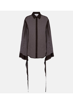 The Frankie Shop Verlin chiffon shirt
