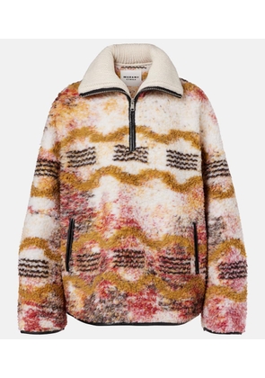 Marant Etoile Marner fleece half-zip sweater
