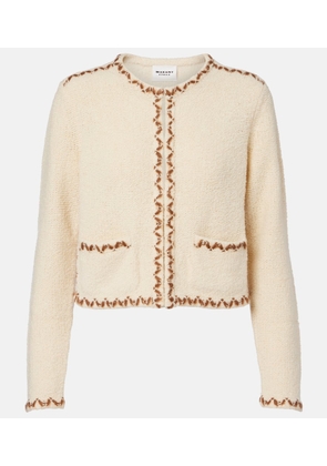Marant Etoile Rochelle wool-blend tweed cardigan