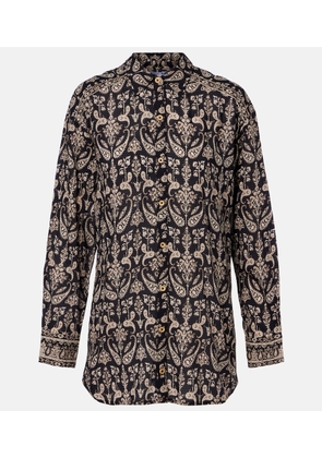 Veronica Beard Lloyd paisley shirt