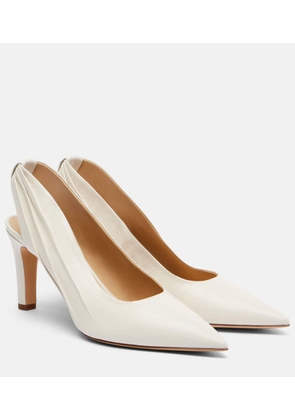Gabriela Hearst Amari 90 leather slingback pumps