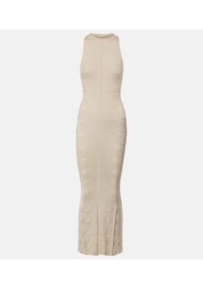 Rick Owens Motivo virgin wool maxi dress