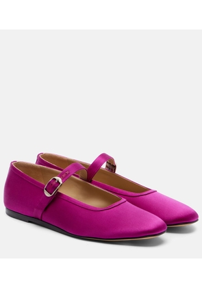 Le Monde Beryl Mary Jane satin ballet flats