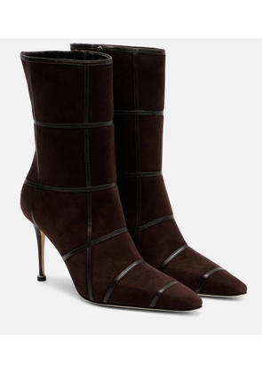 Manolo Blahnik Trulona 90 suede ankle boots