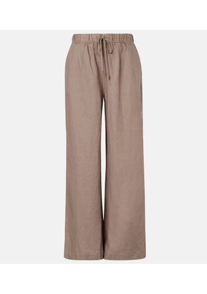 Heidi Klein Zakynthos linen wide-leg pants