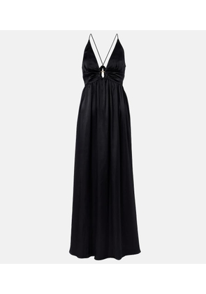 Heidi Klein Meteora silk satin maxi dress