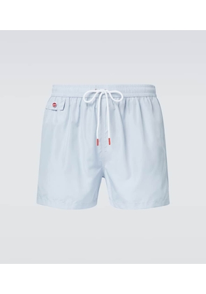 Kiton Logo swim trunks