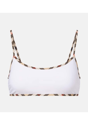 Burberry Self-tie bikini top