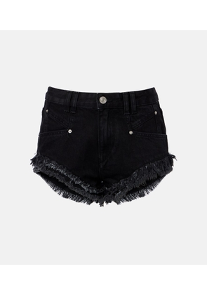 Isabel Marant Eneidala faded denim shorts