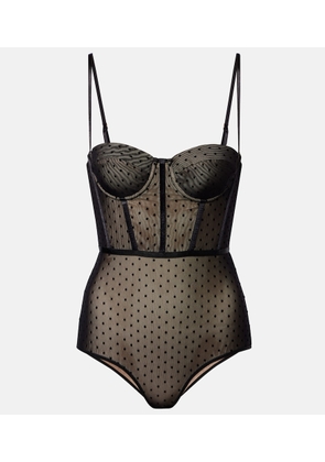 Zimmermann Dot mesh bodysuit