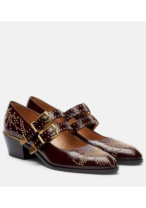 Chloe Susanna 40 studded leather Mary Jane pumps