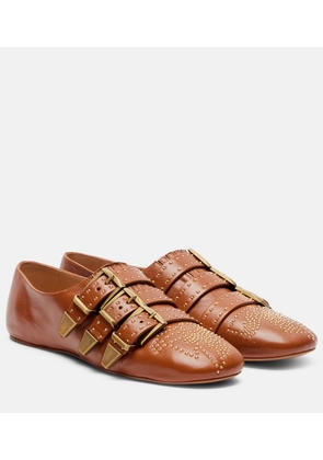 Chloe Susanna studded leather ballet flats