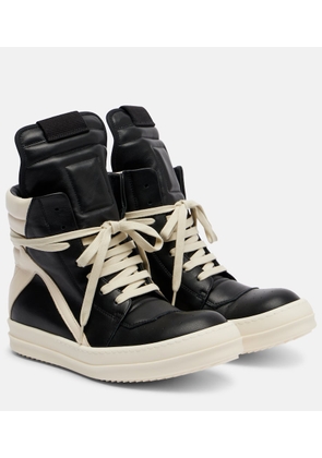 Rick Owens Geobasket leather sneakers