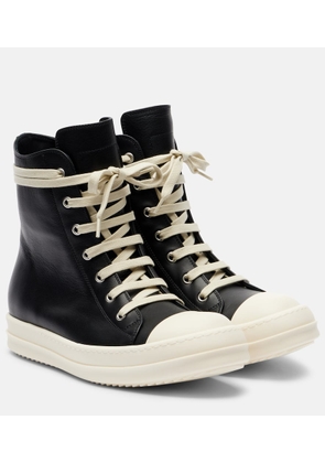 Rick Owens Leather high-top sneakers