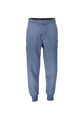 Calvin Klein Blue Cotton Pant - L