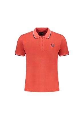 Gianmarco Venturi Red Cotton Polo Shirt - XL