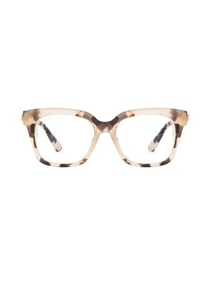 DIFF EYEWEAR Bella XS Blue Light in Brown.