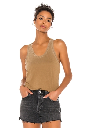 COTTON CITIZEN x REVOLVE The Mykonos Racer Tank in Tan. Size L. Also in M, S, XS.