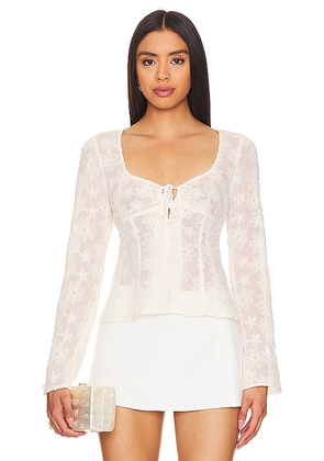 ASTR the Label Sassari Top in Cream. Size M. Also in S.