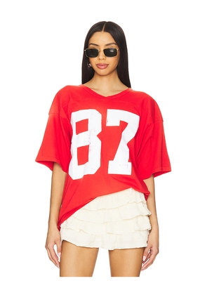 DAYDREAMER 87 Oversized Jersey in Red. Size S. Also in L.