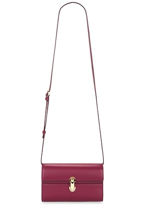 Savette Symmetry Mini Bag in Plum - Wine. Size all.