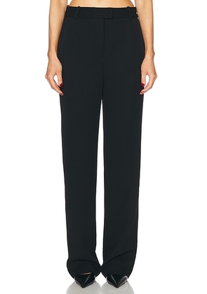 EAVES Gal Polished Crepe Pants in Black - Black. Size S (also in ).