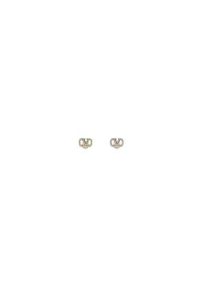 Valentino Garavani Gold Metal Earrings - One Size