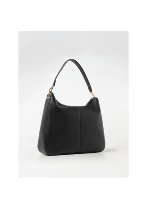 Twinset Black Leather Shoulder Bag