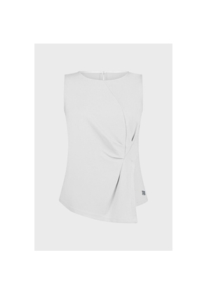 19V69 Italia White Viscose Top - L