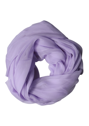 Dolce & Gabbana Purple Stole Silk Neck Wrap Shawl Men Scarf