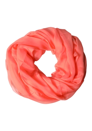 Dolce & Gabbana Light Pink Stole Neck Wrap Shawl Scarf