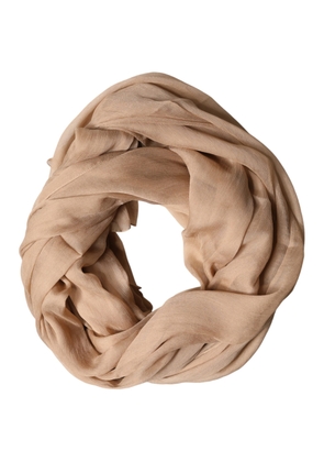 Dolce & Gabbana Brown Silk Stole Neck Wrap Shawl Men Scarf