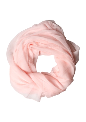 Dolce & Gabbana Light Pink Stole Silk Neck Wrap Shawl  Scarf