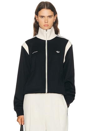 Adidas by Wales Bonner Twill Full Zip Track Top in Navy - Navy. Size XL/1X (also in ).