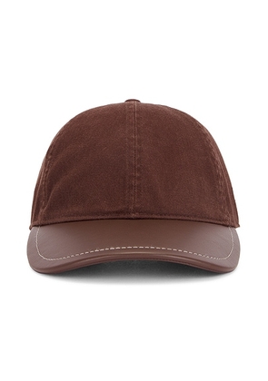 Helsa Helsa Hat in Chocolate Brown - Brown. Size all.