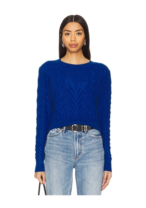 Favorite Daughter Esther Crewneck in Blue. Size XL. Also in L.