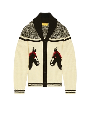 Guest In Residence Rodeo Cardigan in Cream. Size S. Also in XL/1X.