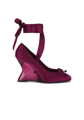 Jeffrey Campbell Efface Pump in Burgundy. Size 6. Also in 7.5, 8.5.