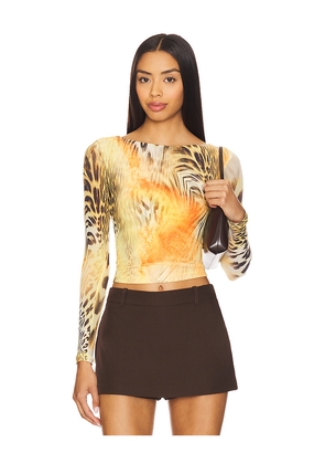 Farai London Fleur Top in Yellow. Size L. Also in S, XS.