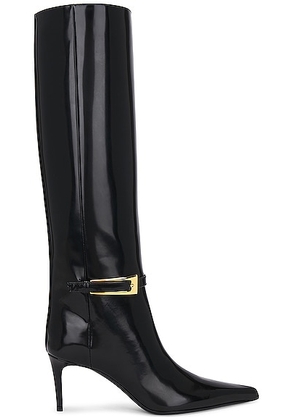 Saint Laurent Lee Buckle Boot in Nero - Black. Size 36.5 (also in 36).