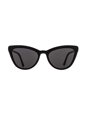 Prada Cat Eye Sunglasses in Black - Black. Size all.